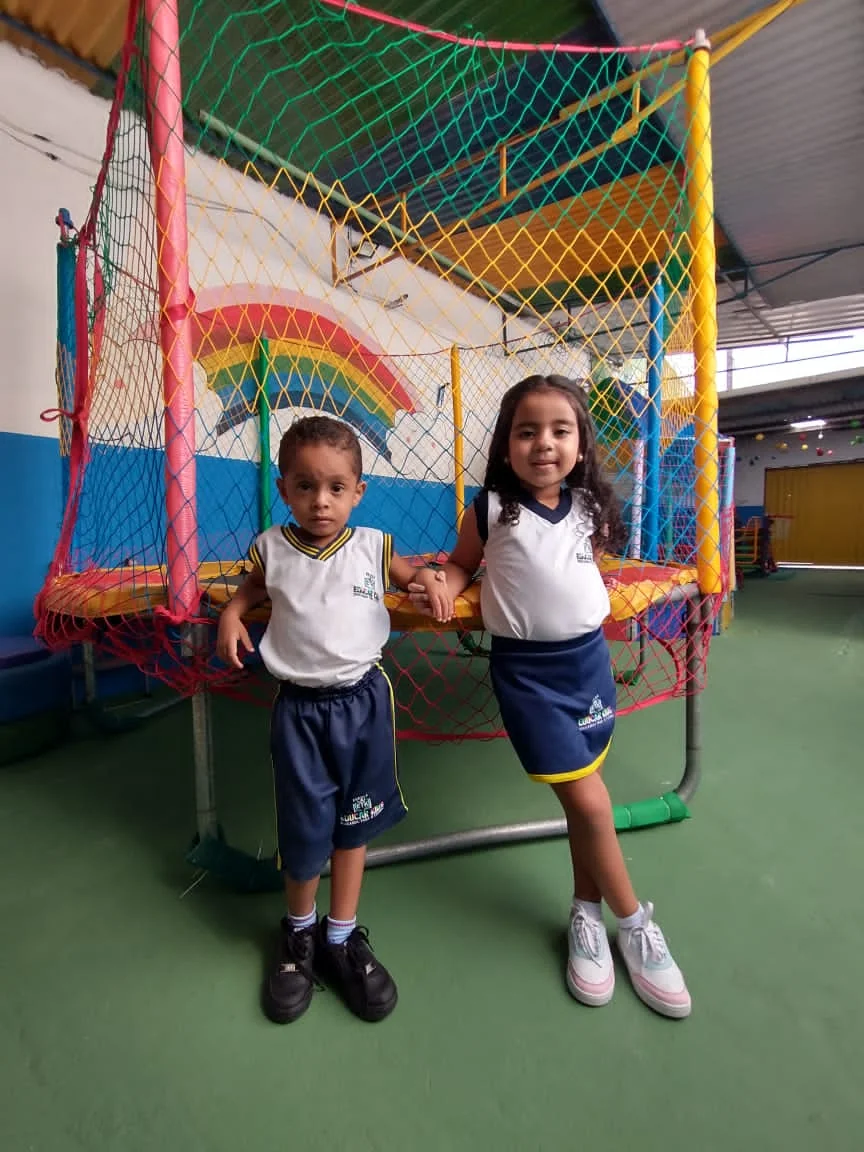 Atividade de recreação na Educar Kids